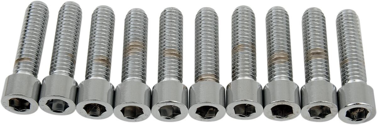 Drag Specialties Socket-Head Bolt 5/16-18X1.25 Smooth Chrome 5/16-18 X