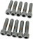 Drag Specialties Socket-Head Bolt 5/16-18X1.25 Knurled Chrome 5/16-18X