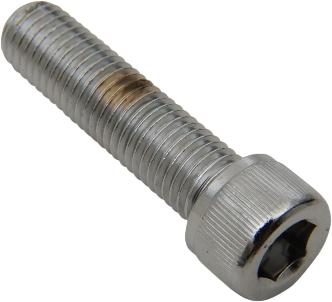 Drag Specialties Socket-Head Bolt 5/16-24X1.25 Knurled Chrome 5/16-24X