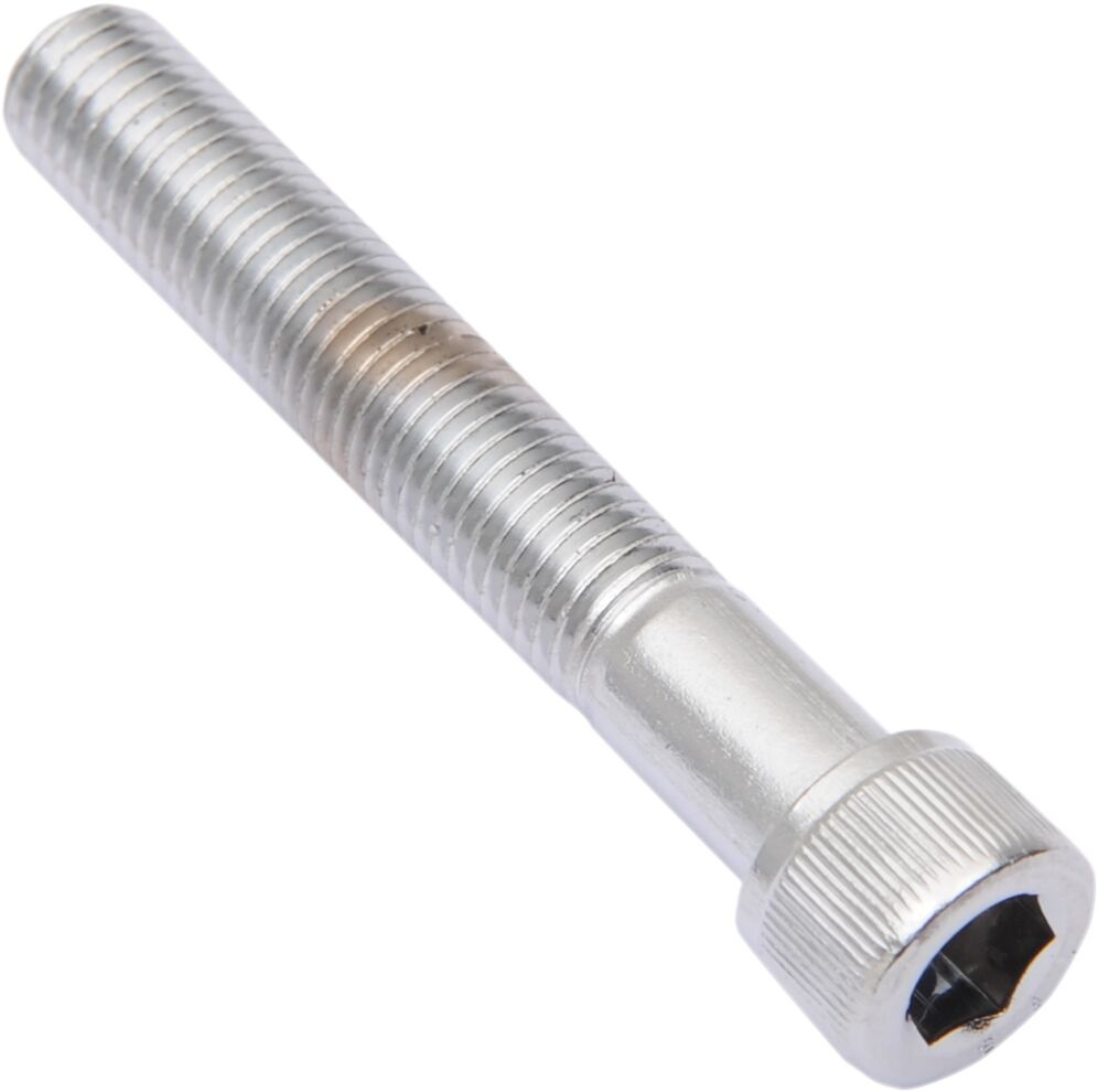 Drag Specialties Socket-Head Bolt 5/16-24X2 Knurled Chrome 5/16-24 X 2