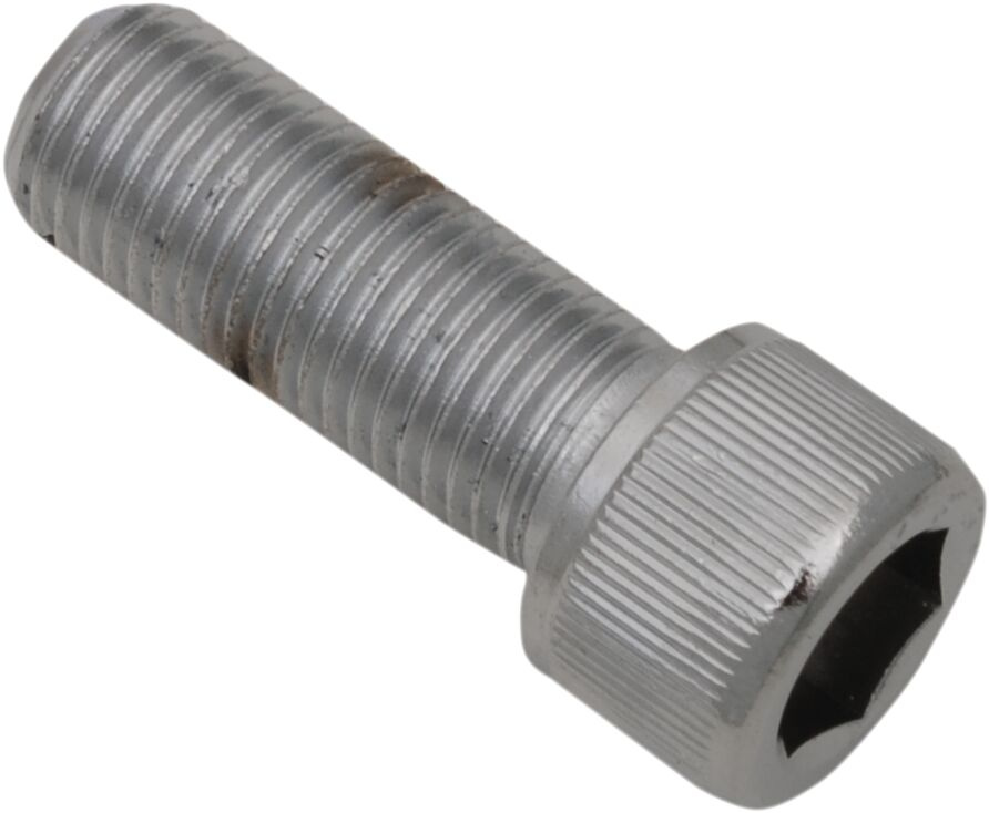 Drag Specialties Socket-Head Bolt 3/8-24X0.75 Knurled Chrome 3/8-24 X
