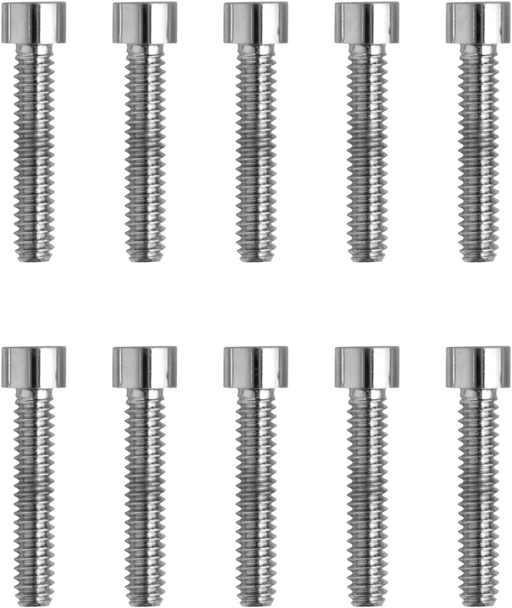 Drag Specialties Socket-Head Bolt 10-24X1 Smooth Chrome 10-24 X 1 Smth