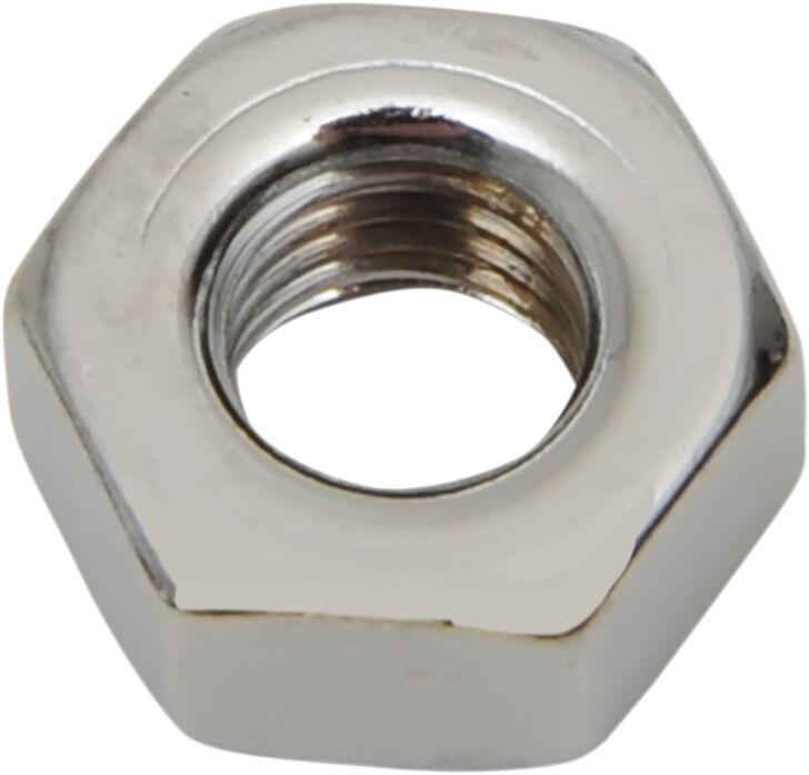 Drag Specialties Hex Nut 1/4-20 Chrome 1/4-20 Chrome Hex Nut