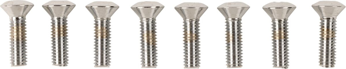 Drag Specialties Chrome Socket-Head Lifter Base Bolt Kit Knurled Lftr