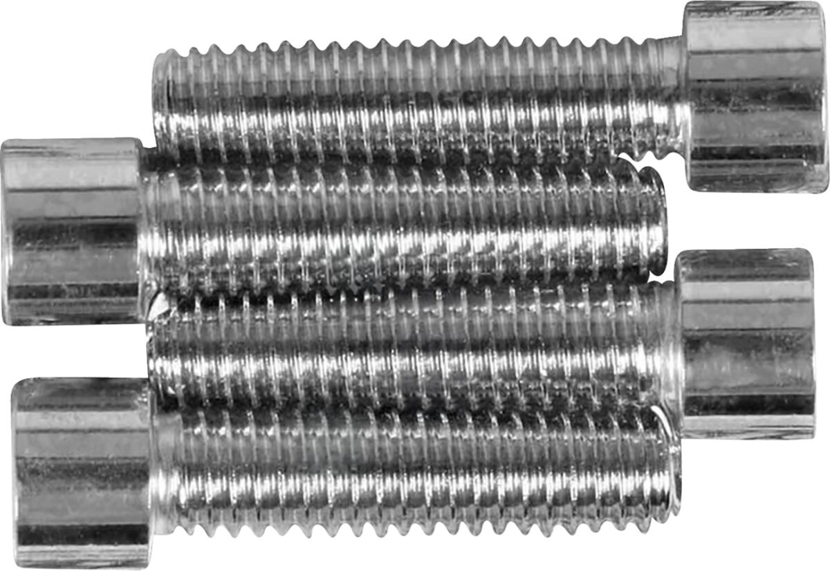 Drag Specialties Chrome Socket-Head Handlebar Clamp Bolt Kit Smooth Sm
