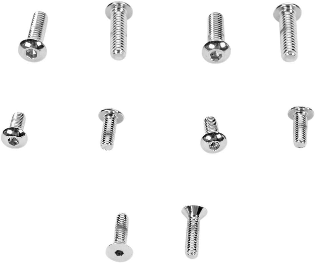 Drag Specialties Chrome Socket-Head Handlebar Lever Mount/Master Cylin