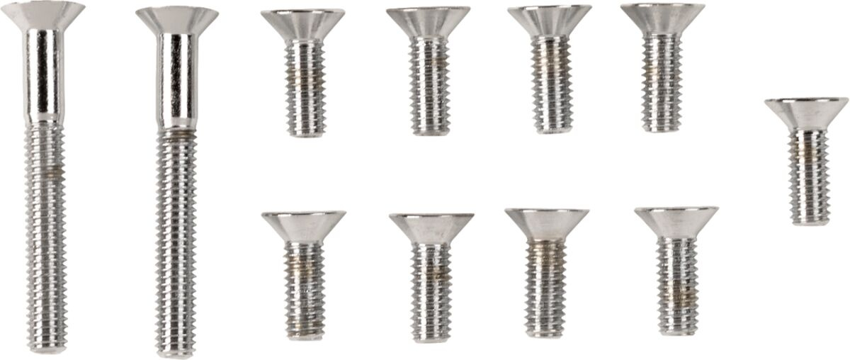 Drag Specialties Chrome Socket-Head Transmission Top Cover Bolt Kit Kn