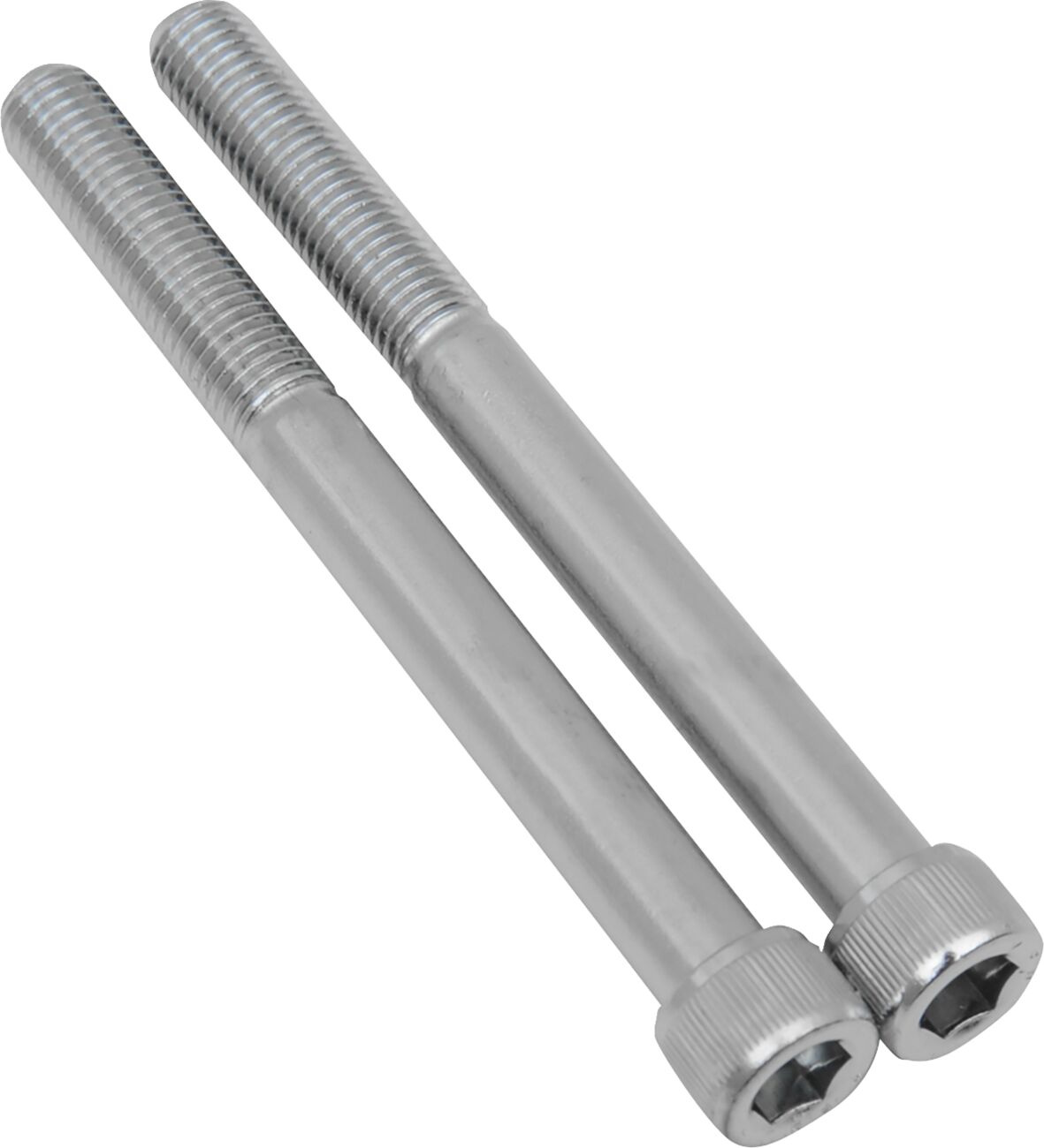 Drag Specialties Chrome Socket-Head Generator Bolt Kit Knurled Sckt Hd