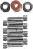 Drag Specialties Chrome Socket-Head Rocker Box Mount Bolt Kit W/ Washe