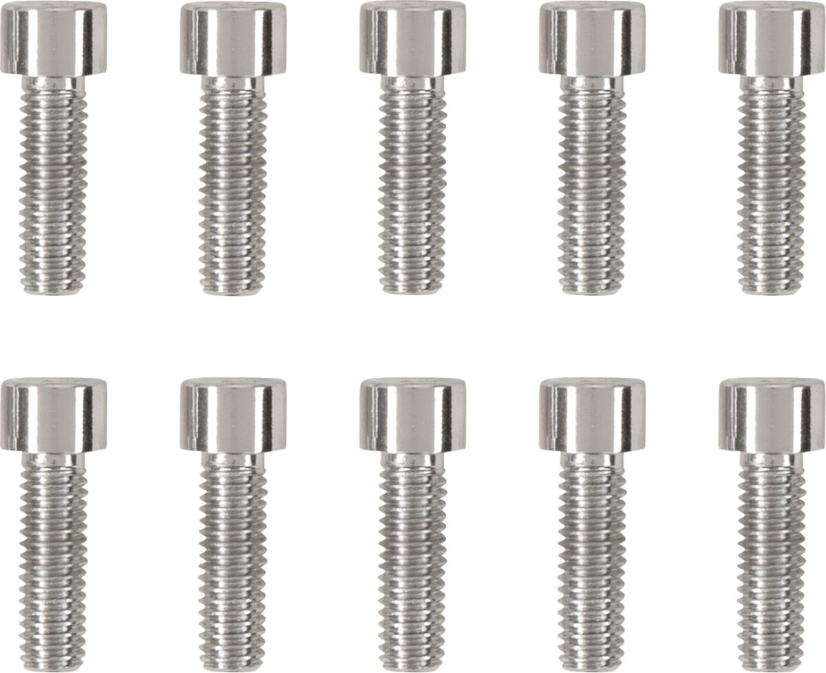 Drag Specialties Chrome Socket-Head Primary Cover Bolt Kit Smooth Smth