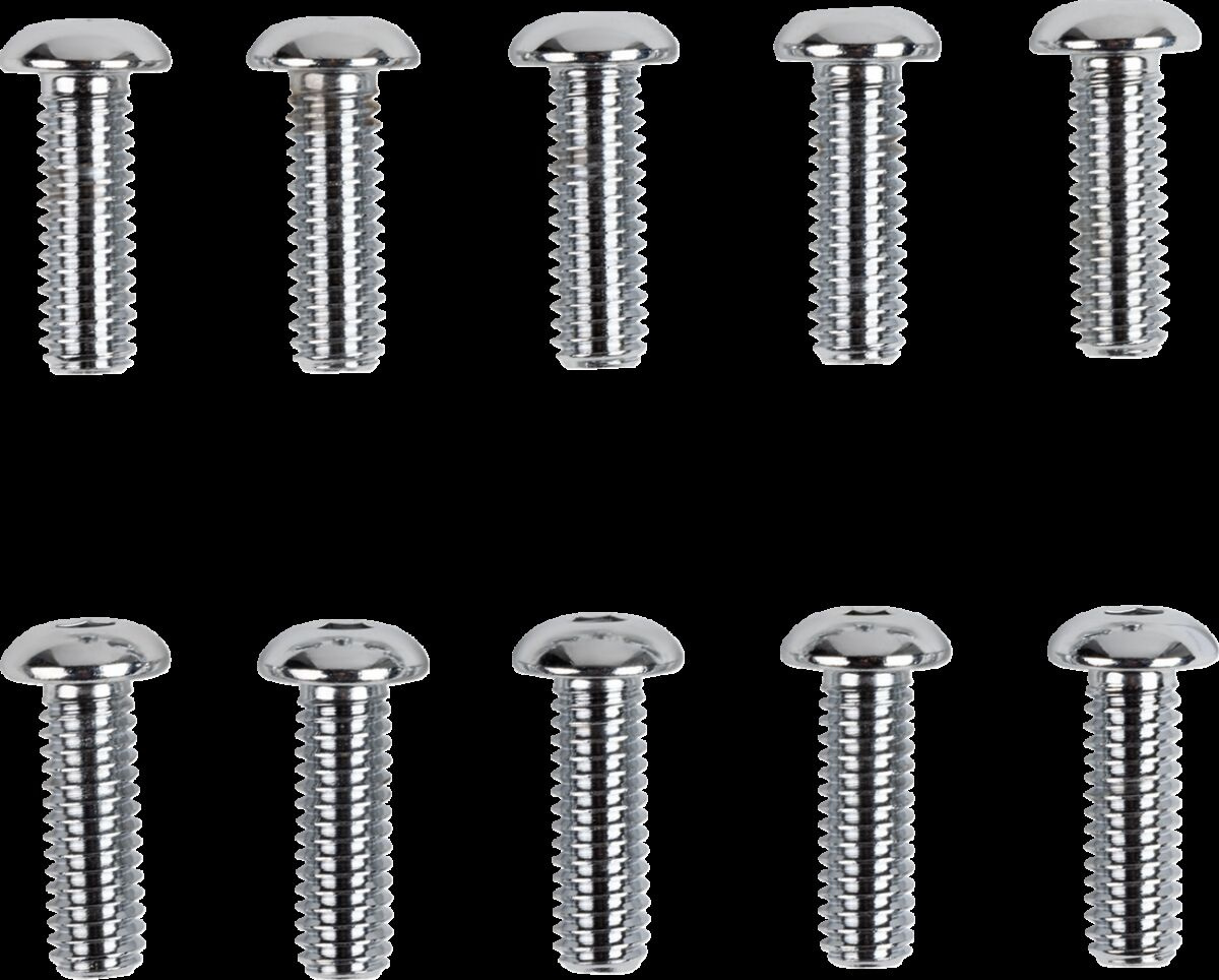 Drag Specialties Button-Head Bolt 5/16-18X1 Chrome 5/16-18 X 1 Butn Hd