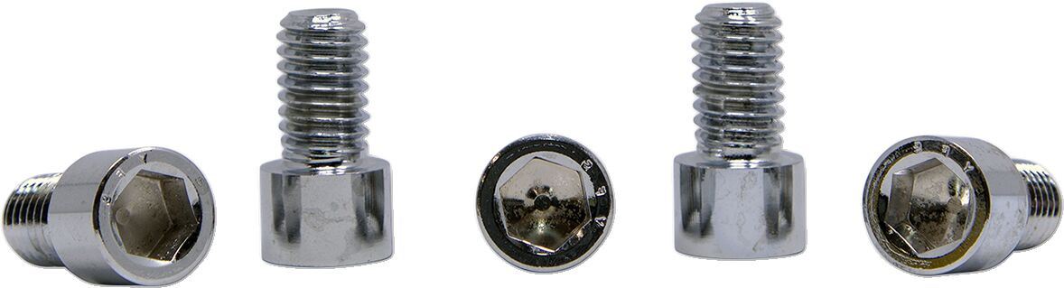 Drag Specialties Socket-Head Bolt 7/16-14X0.75 Smooth Chrome 7/16X14X3