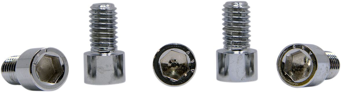 Drag Specialties Socket-Head Bolt 7/16-14X0.75 Smooth Chrome 7/16X14X3