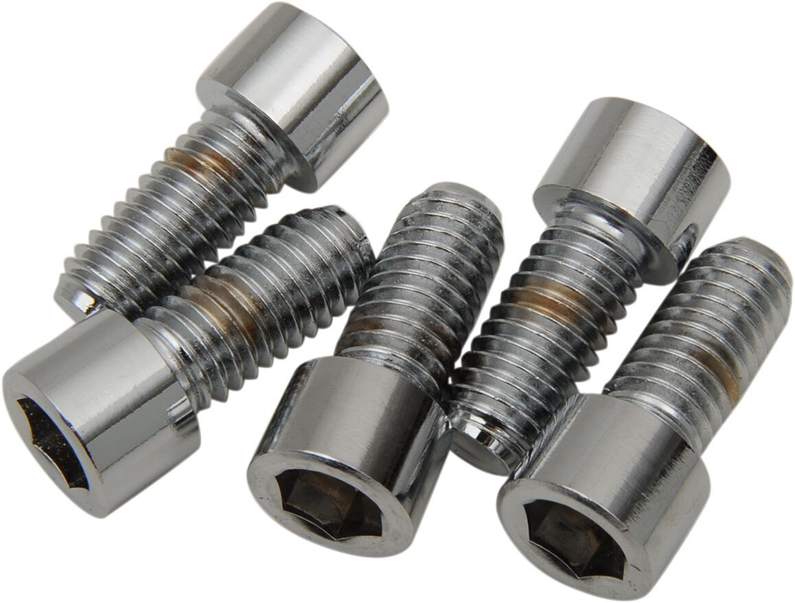Drag Specialties Socket-Head Bolt 7/16-14X1 Smooth Chrome 7/16X14X1 So
