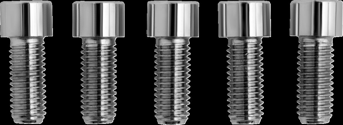 Drag Specialties Socket-Head Bolt 1/2-13X1.25 Smooth Chrome 1/2X13X1-1