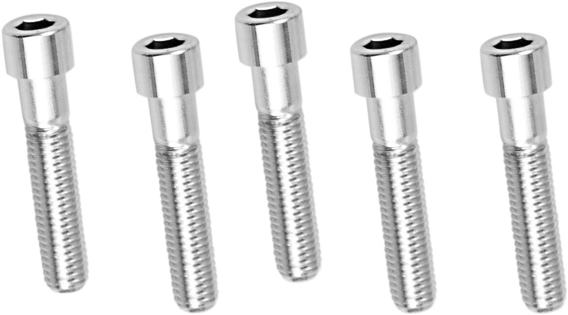 Drag Specialties Socket-Head Bolt 1/2-13X2.5 Smooth Chrome 1/2X13X2-1/
