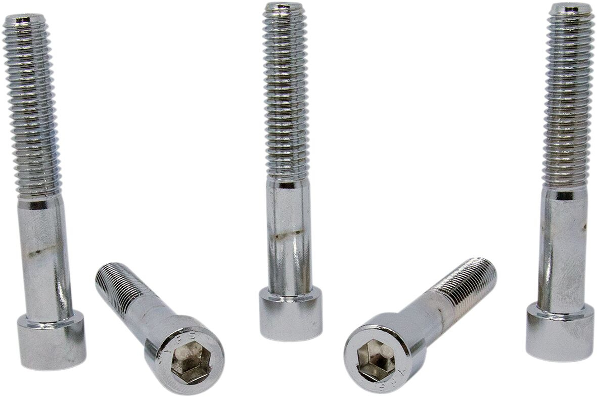 Drag Specialties Socket-Head Bolt 1/2-13X3.25 Smooth Chrome 1/2X13X3-1