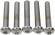 Drag Specialties Socket-Head Bolt 1/2-13X3.25 Smooth Chrome 1/4X20X1-1