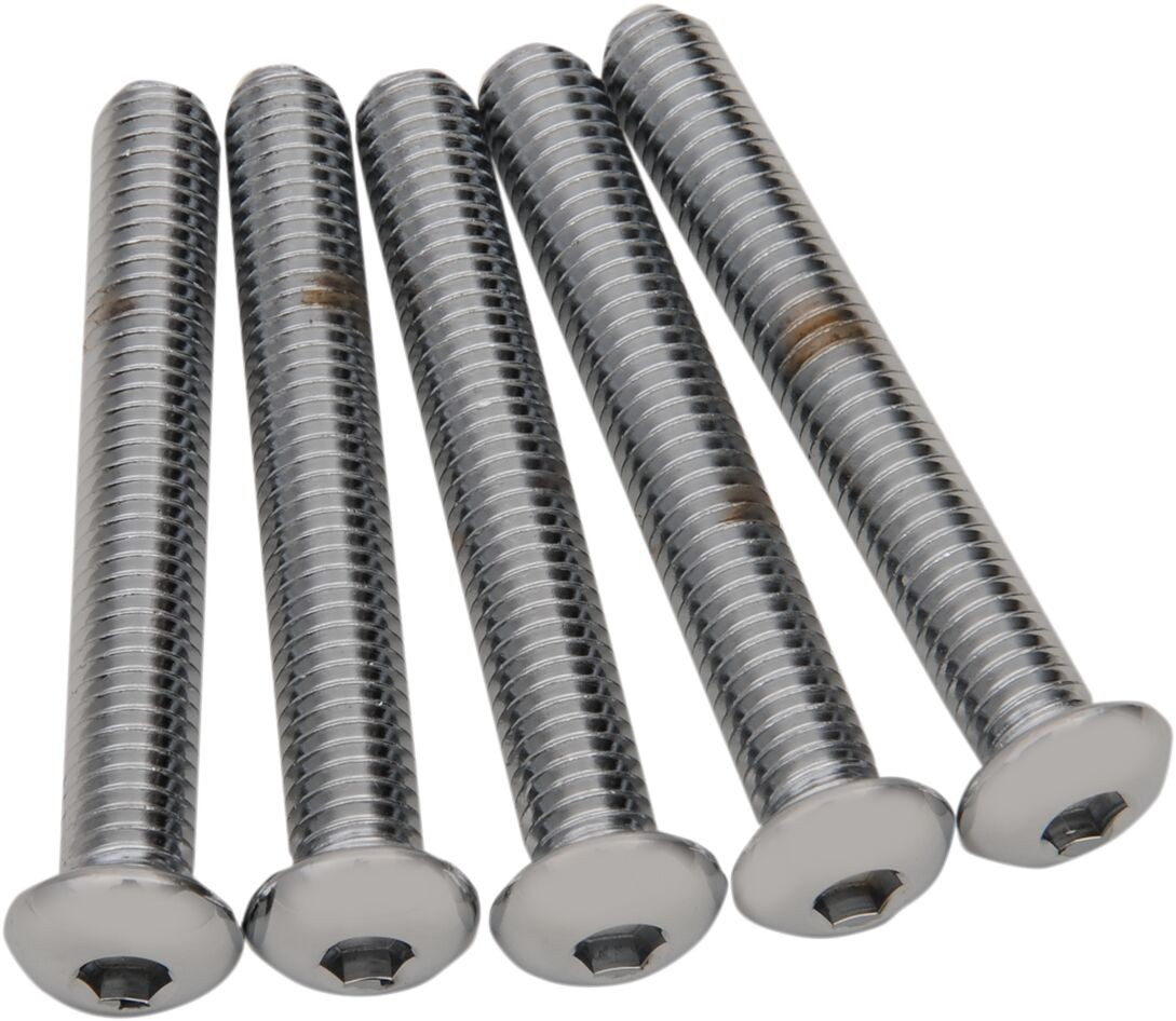 Drag Specialties Button-Head Bolt 3/8-16X2.75 Chrome 3/8X16X2-3/4 Butt
