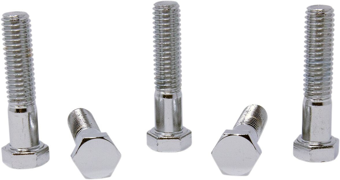 Drag Specialties Hex-Head Bolt 7/16-14X2 Chrome 7/16X14X2 Chr Hex Head