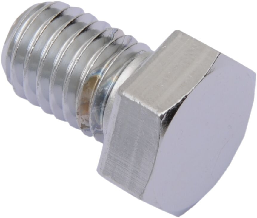 Drag Specialties Hex-Head Bolt 1/2-13X1 Chrome 1/2X13X1 Chr Hex Head