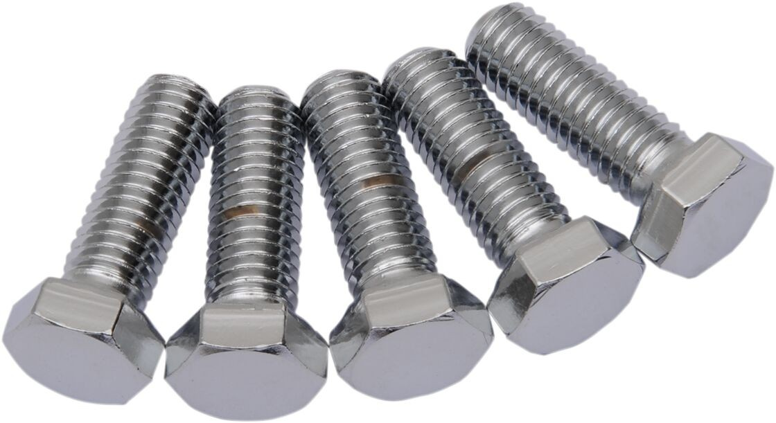 Drag Specialties Hex-Head Bolt 1/2-13X1.25 Chrome 1/2X13X1.1/4 Ch Hex
