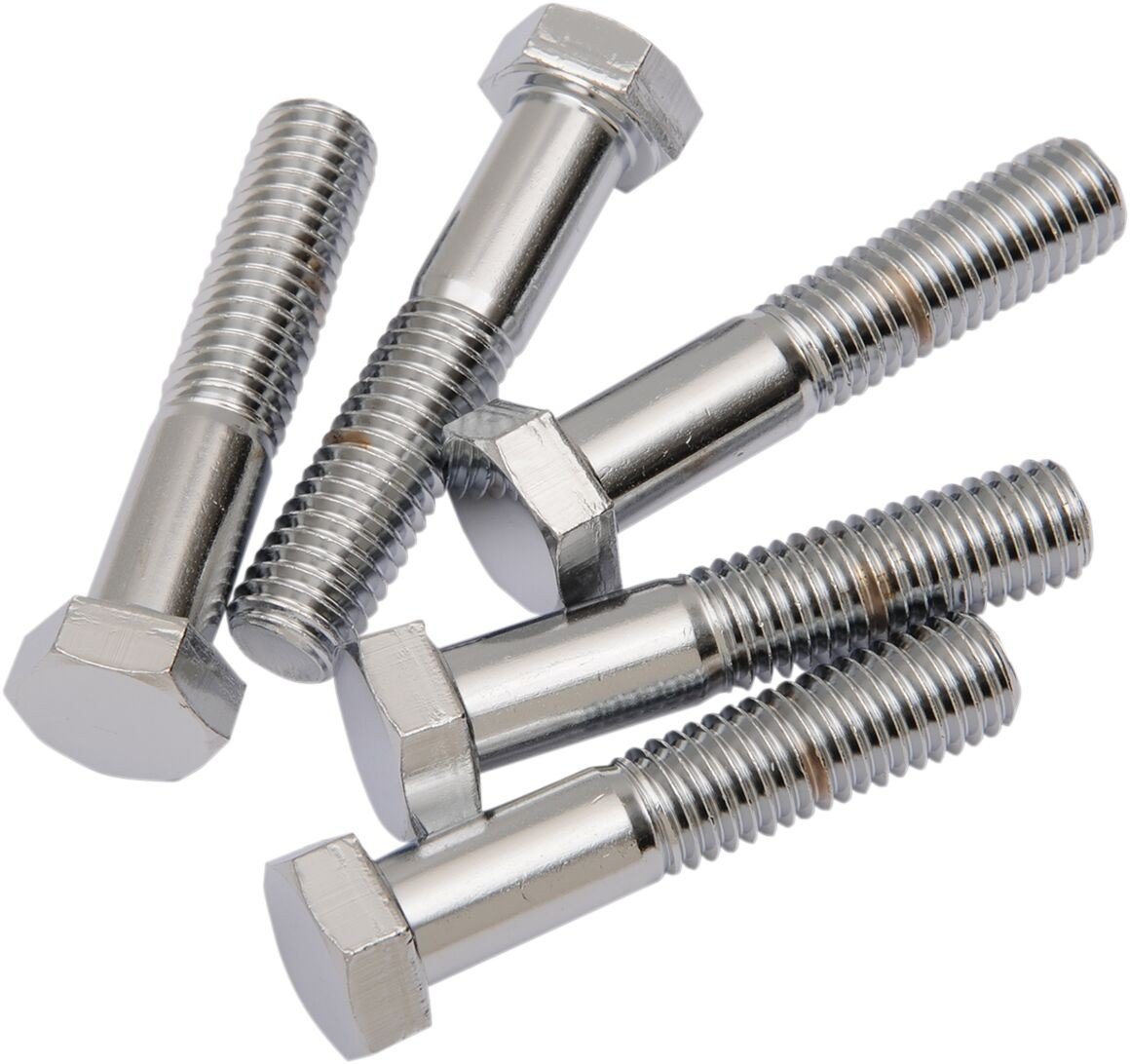 Drag Specialties Hex-Head Bolt 1/2-13X2.75 Chrome 1/2X13X2.3/4 Ch Hex