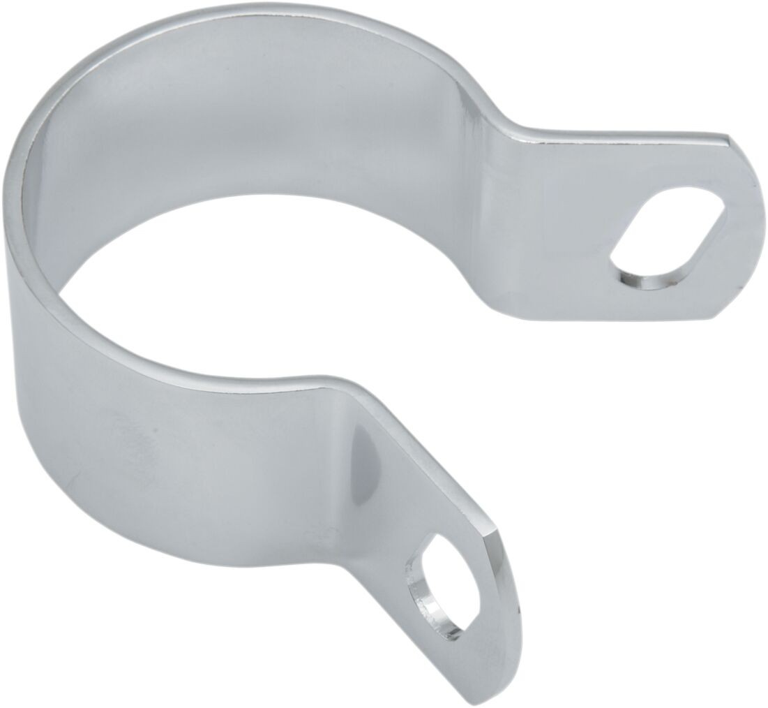 Drag Specialties Midway Drag Pipe Mount Clamp Chrome Midway Exh Clmp 8