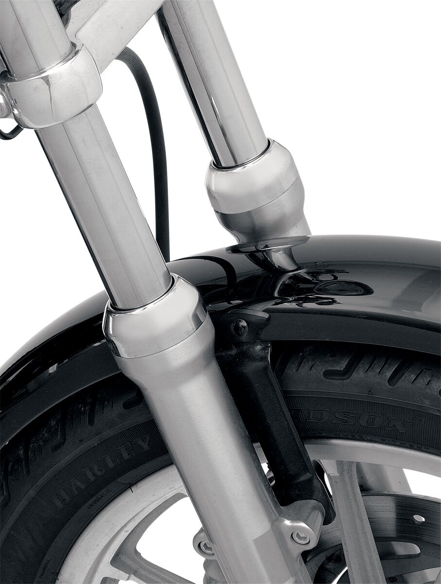 Drag Specialties Fork Boot Cover Chrome 39Mm Chr Fork Boot Cvrs F/39Mm