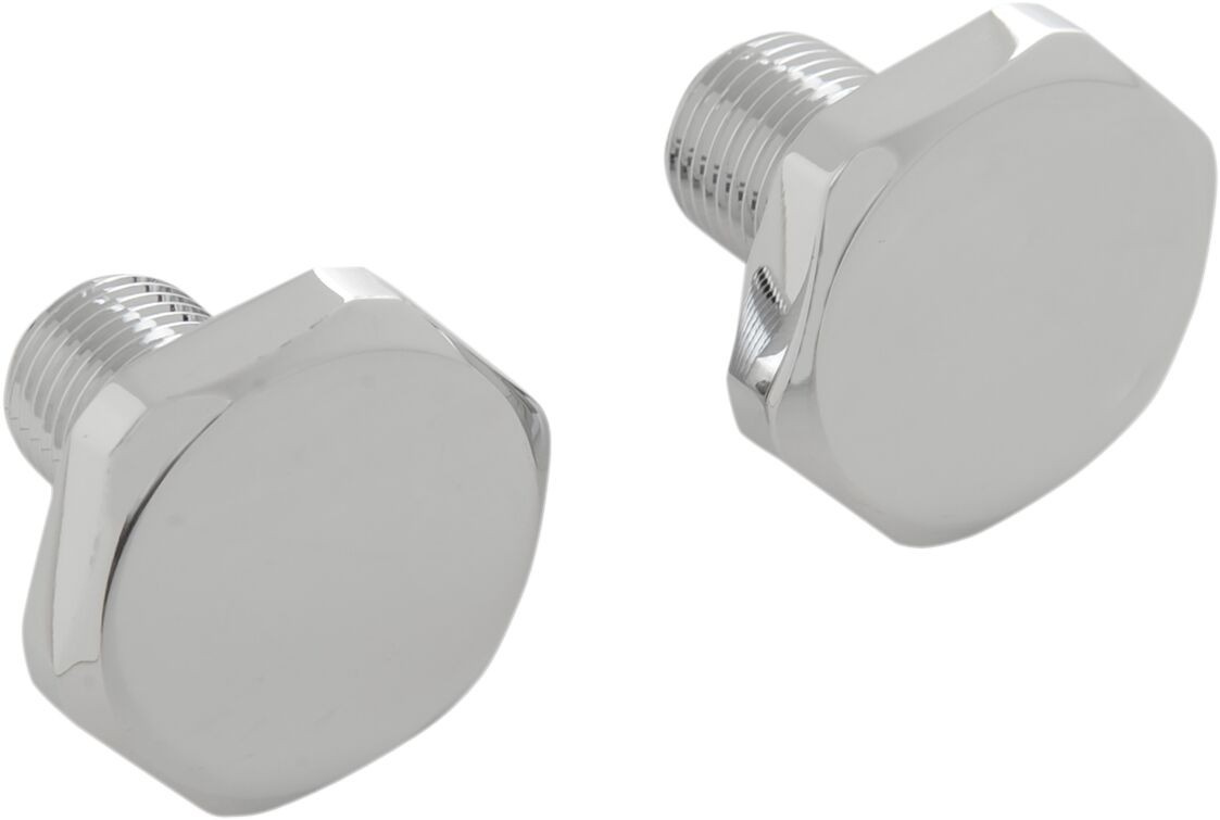 Drag Specialties Fork Tube Caps Chrome Slidr Tube Cp 80-17 Fxst