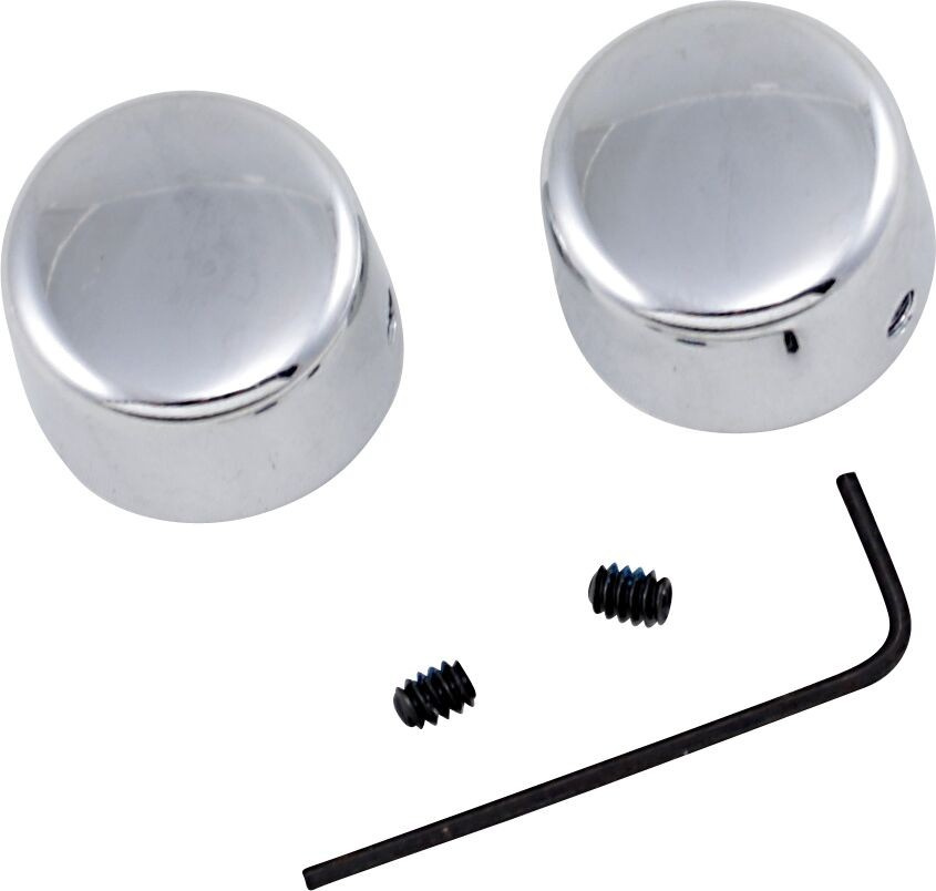 Drag Specialties Riser Bolt Caps Chrome Riser Bolt Cvr All Fx &Xl