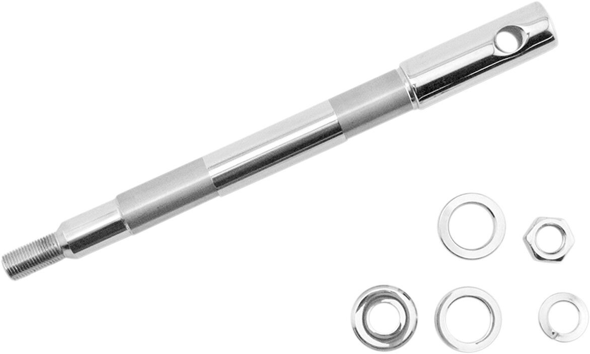 Drag Specialties Front Axle Chrome Axle Frt Chr 00-03Fxd/Xl/Fxr