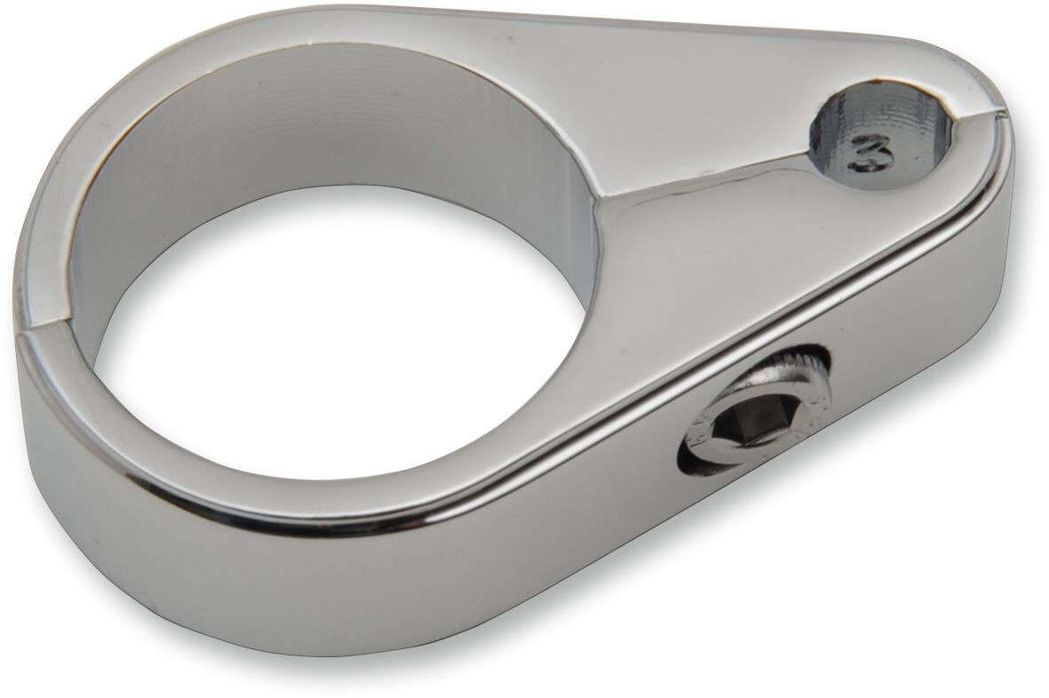 Drag Specialties Die-Cast Cable Clamp Throttle/Idle Chrome Single 1