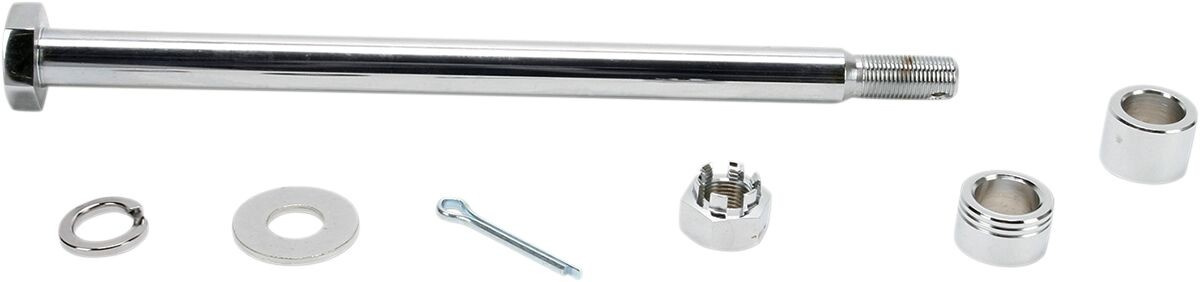 Drag Specialties Rear Axle Chrome Axle Rear Chr 79-99 Xl