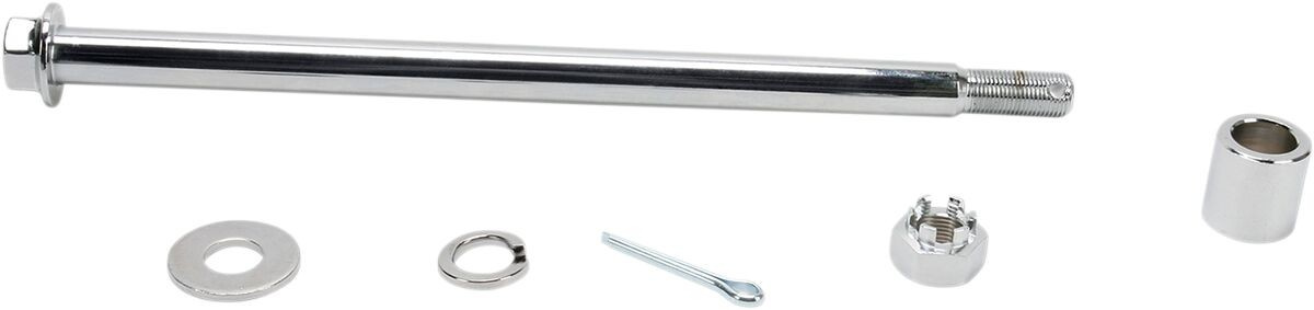 Drag Specialties Rear Axle Chrome Rear Axle Kit 82-94 Fxr