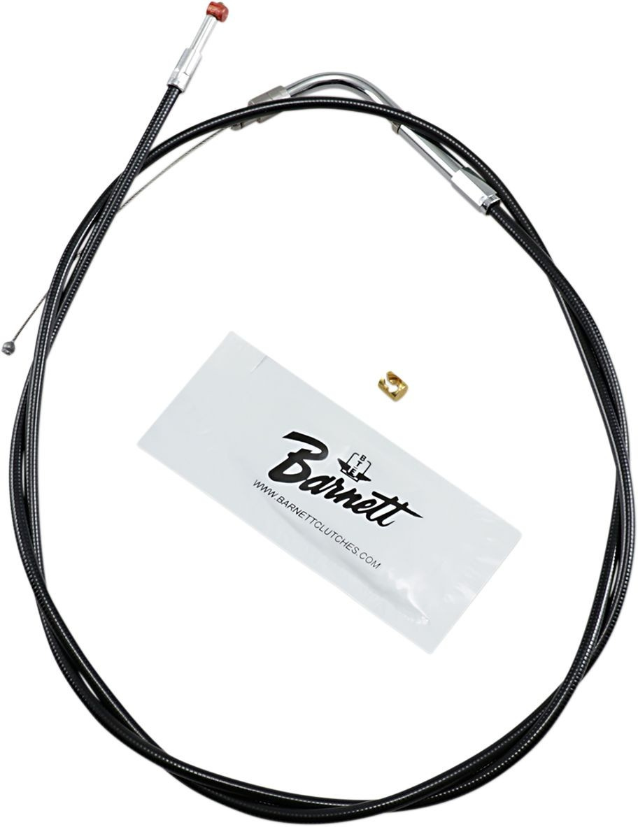 Barnett Throttle Cable Traditional Black Oversize +6