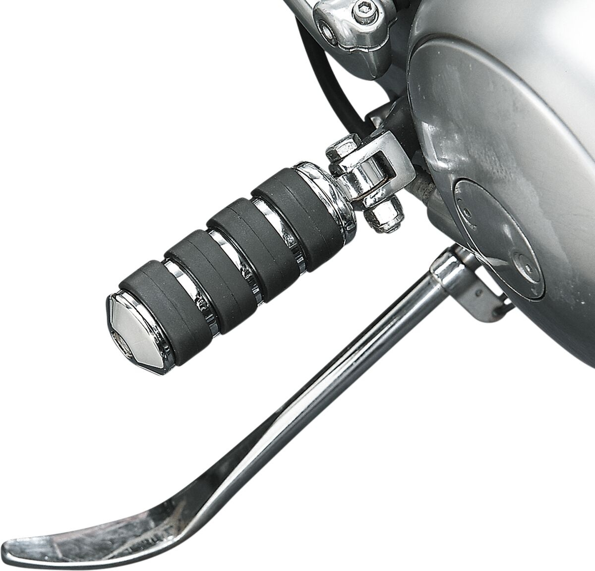 Drag Specialties Footpeg Soft-Ride Large Male-Mount Footpegs Lrg Passn