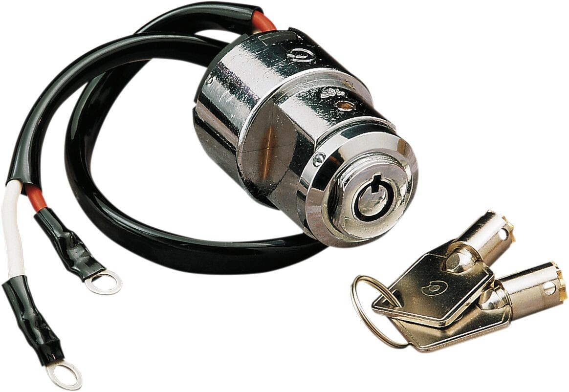 Drag Specialties Ignition Switch W/ Round Key Off/On-Position Round Ke