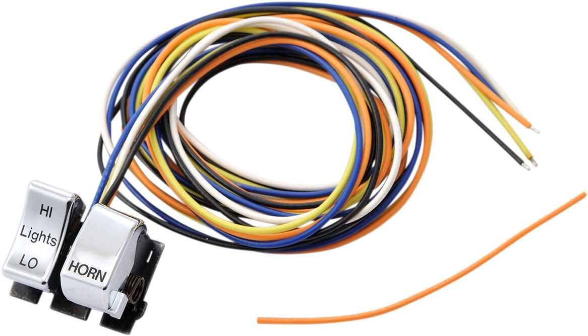 Drag Specialties Handlebar Switch Dimmer/Horn Chrome Chr Dim/Horn Swtc