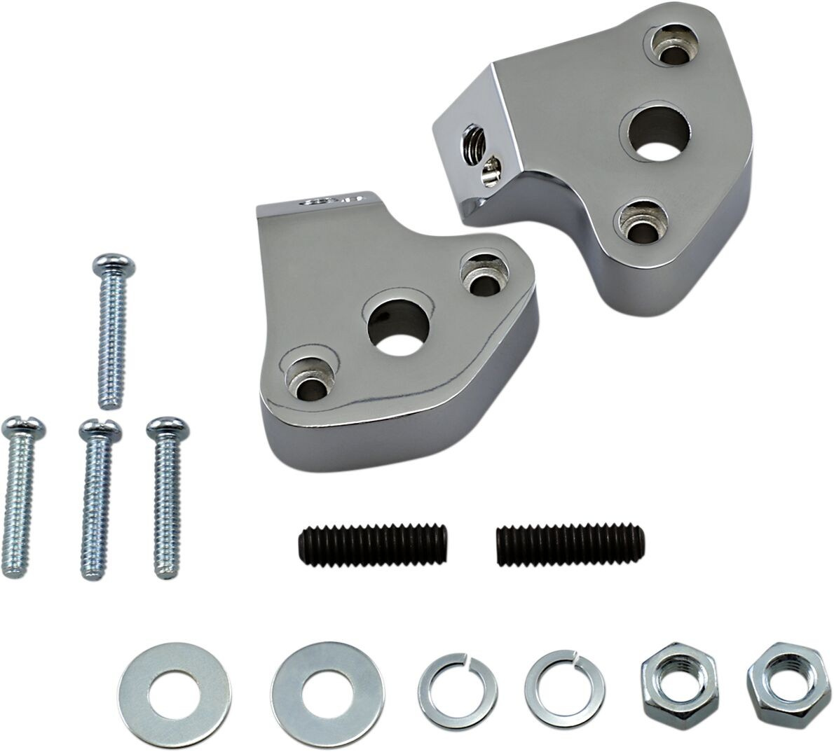 Drag Specialties Shortie Rear Turn Signal Mounting Bracket Chrome Turn