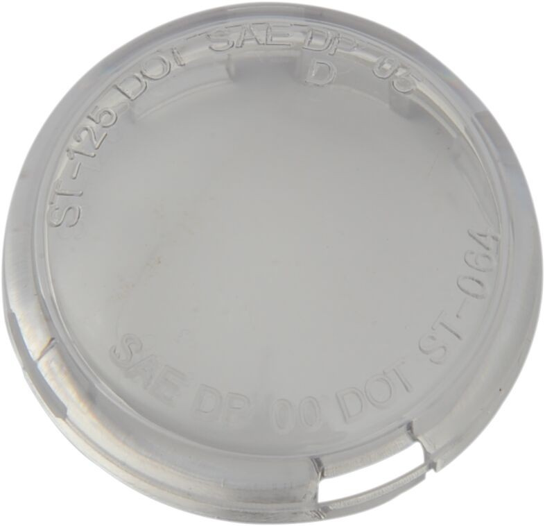 Drag Specialties Replacement Lens Deuce-Style Clear Turn Signal Lens C