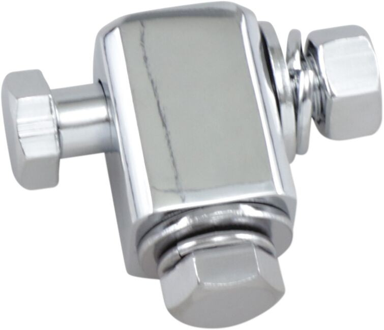 Drag Specialties Mounting Block For Bottom-Mount Headlight Chrome Hdli