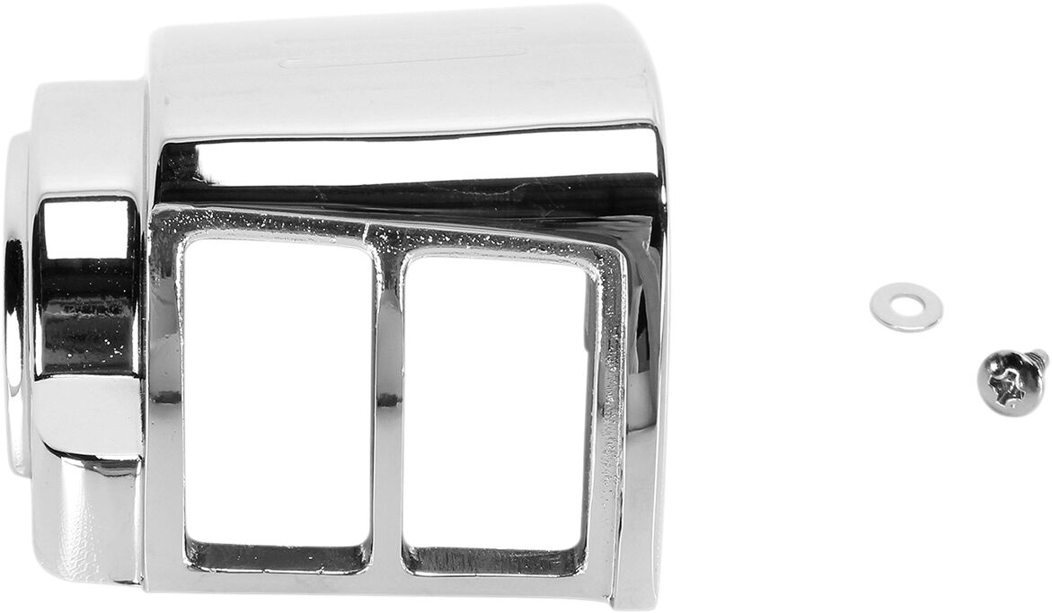 Drag Specialties Switch Housing Top-Left Chrome Switch Hous Left Top82