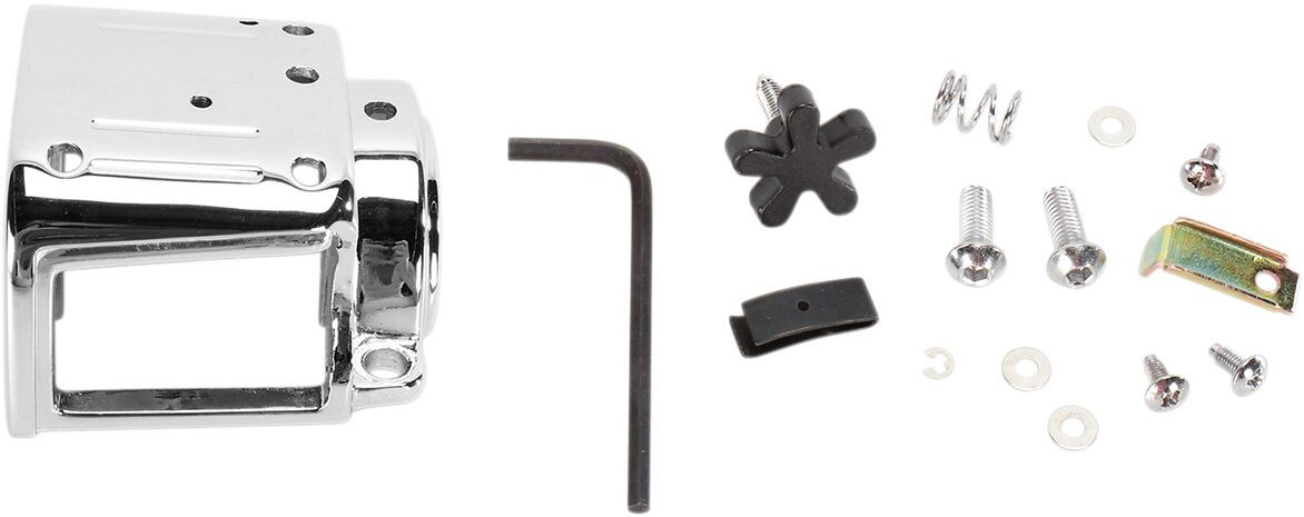 Drag Specialties Switch Housing Bottom-Left Chrome Swtch Hovs Lft Bott