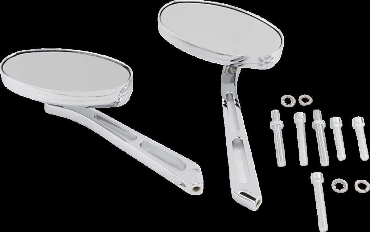 Kuryakyn Mirrors Ellipse With Flat Glass Ellipse Mirror Flat Glass