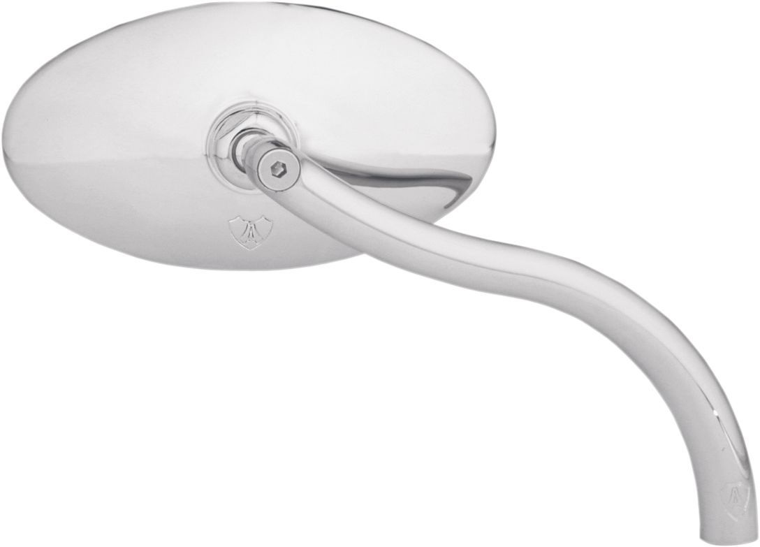 Arlen Ness Mirror Cat-Eye Softbend Smooth Smooth Softbend Mirror