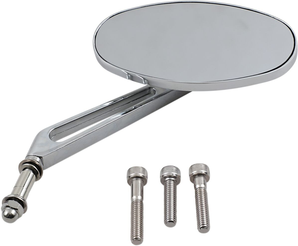 Drag Specialties Mirror Ness Stealth I Oval W/ 4.75