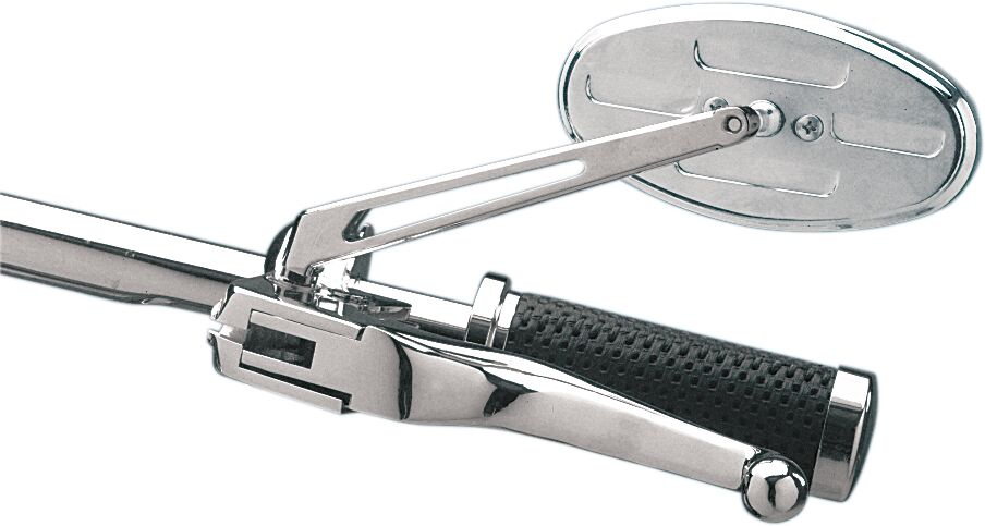 Drag Specialties Mirror Ness Stealth Ii Oval W/ 6