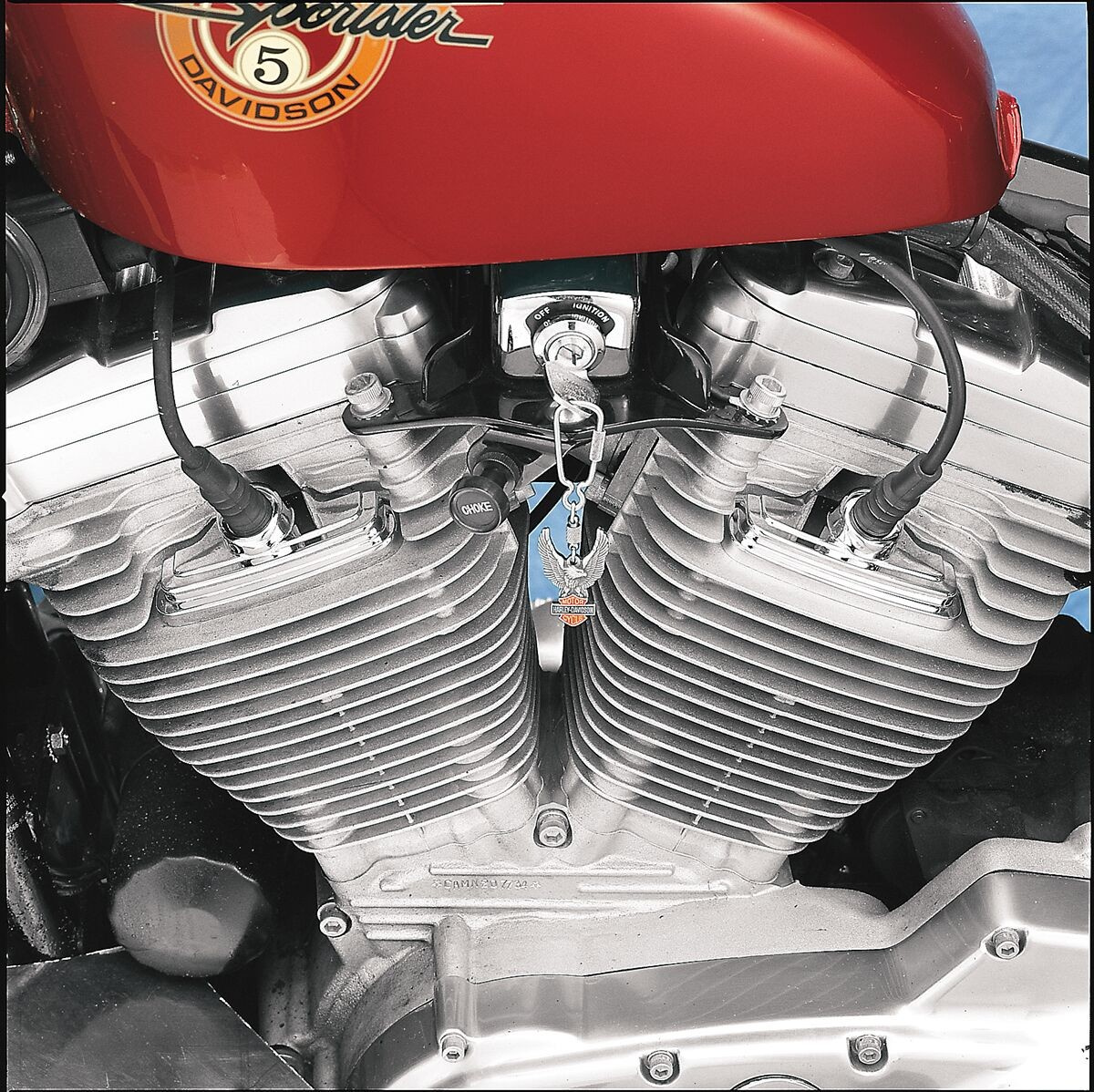 Drag Specialties Headbolt/Spark Plug Cover Chrome W-Brk Chr Hb Cvrs 86