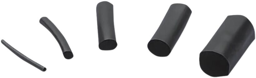 Drag Specialties Shrink Tube Black 0.500